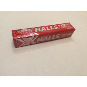 34 halls vita-C Strawberry flavor Candy